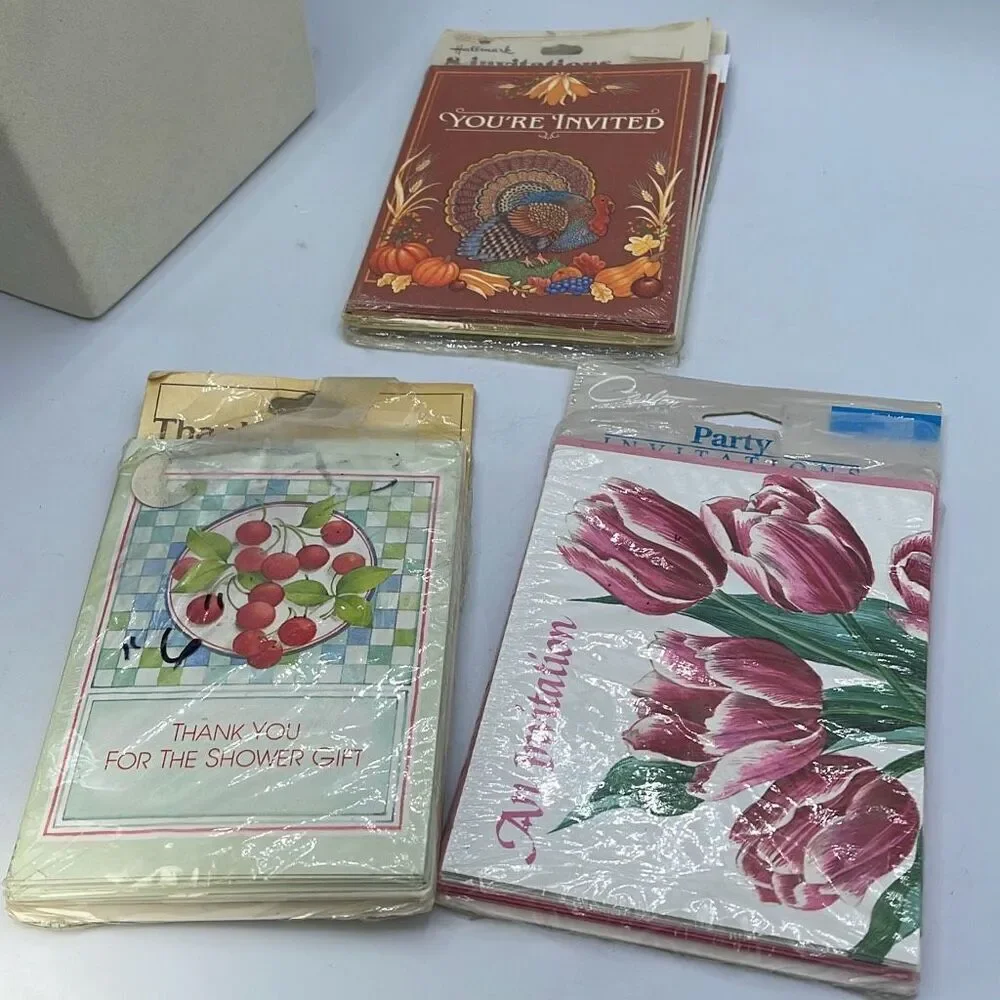 Vintage Invitations and thank you cards